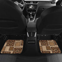 Native American Car Mats Retro Map Stitching Effect