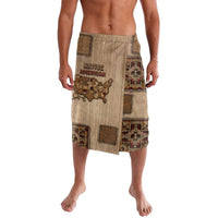 Native American Lavalava Retro Map Stitching Effect