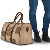 Native American Travel Bag Retro Map Stitching Effect