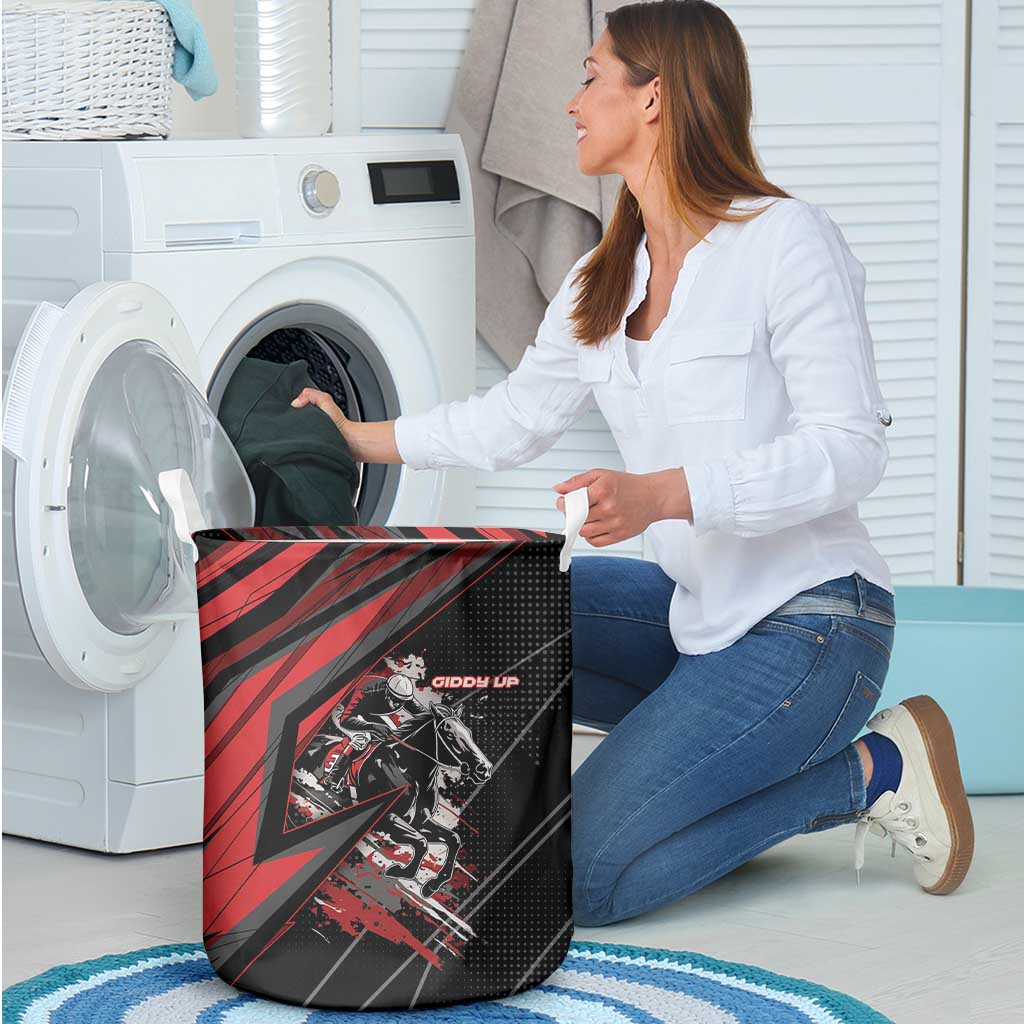 Horse Racing Laundry Basket Giddy Up