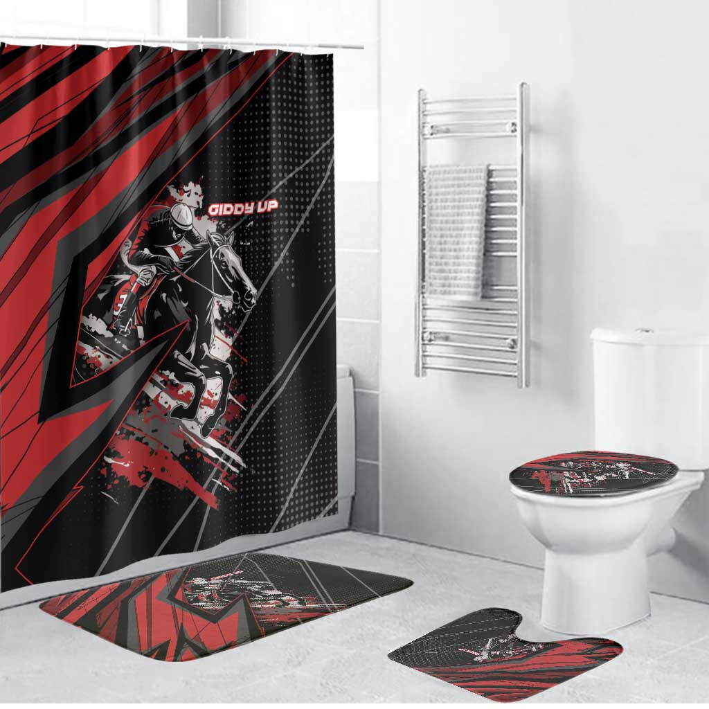 Horse Racing Bathroom Set Giddy Up