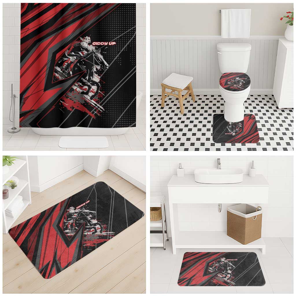 Horse Racing Bathroom Set Giddy Up