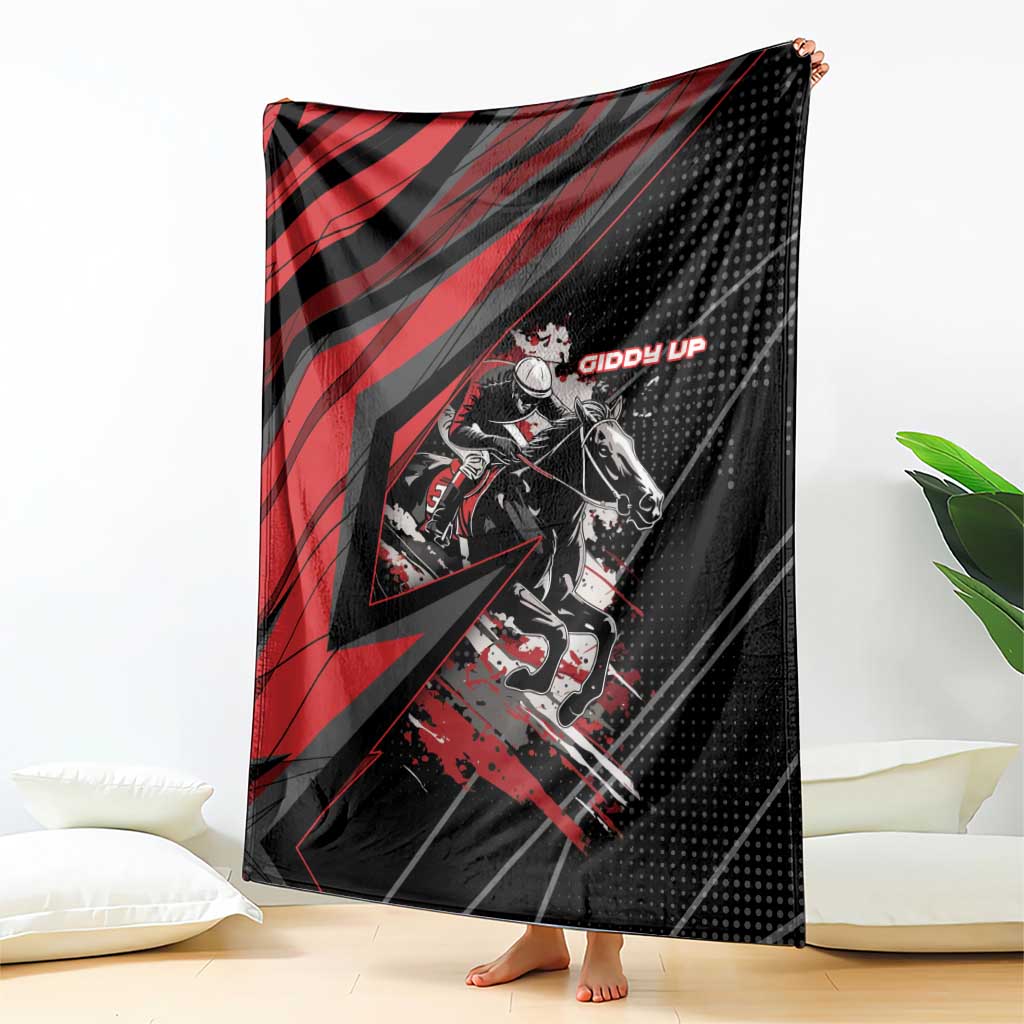 Horse Racing Blanket Giddy Up