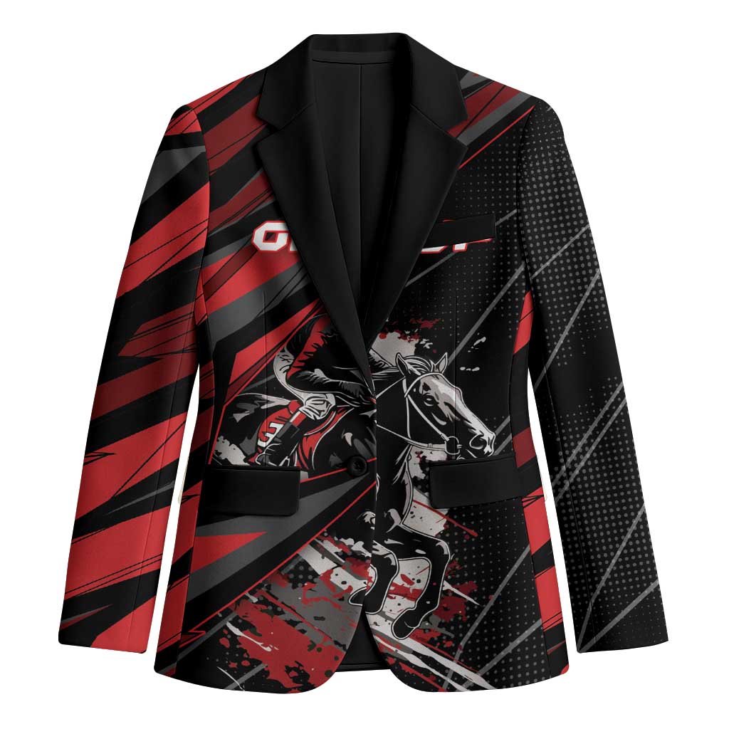Custom Horse Racing Blazer Giddy Up