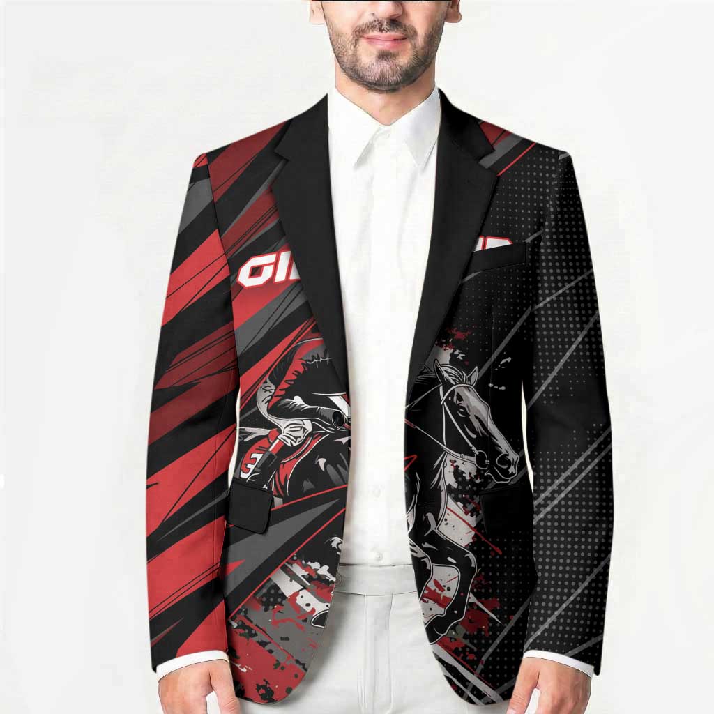 Custom Horse Racing Blazer Giddy Up