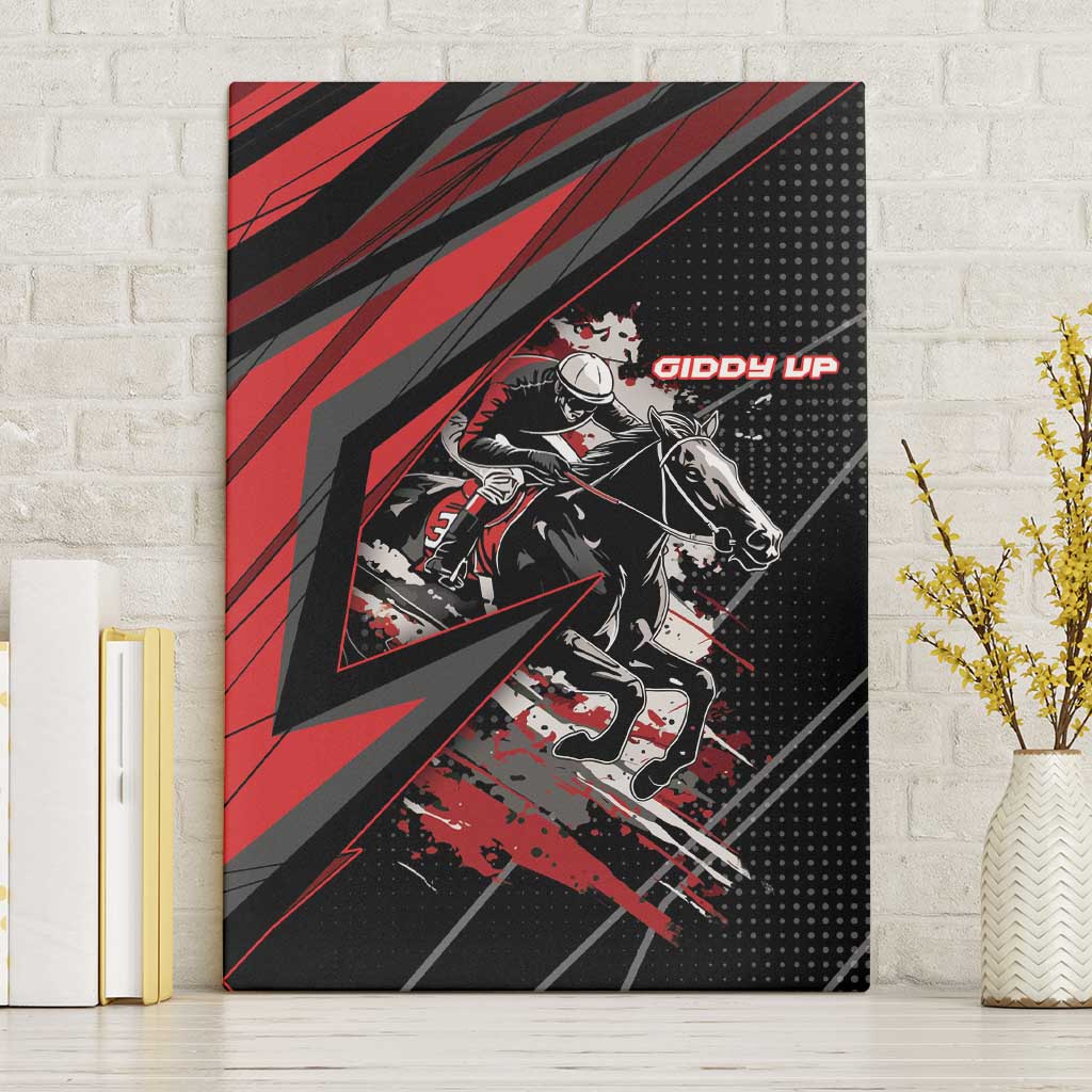Horse Racing Canvas Wall Art Giddy Up