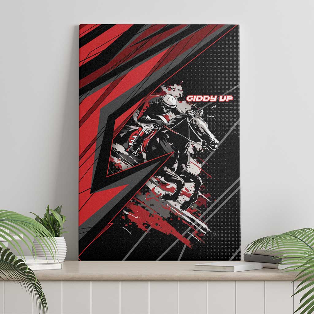 Horse Racing Canvas Wall Art Giddy Up