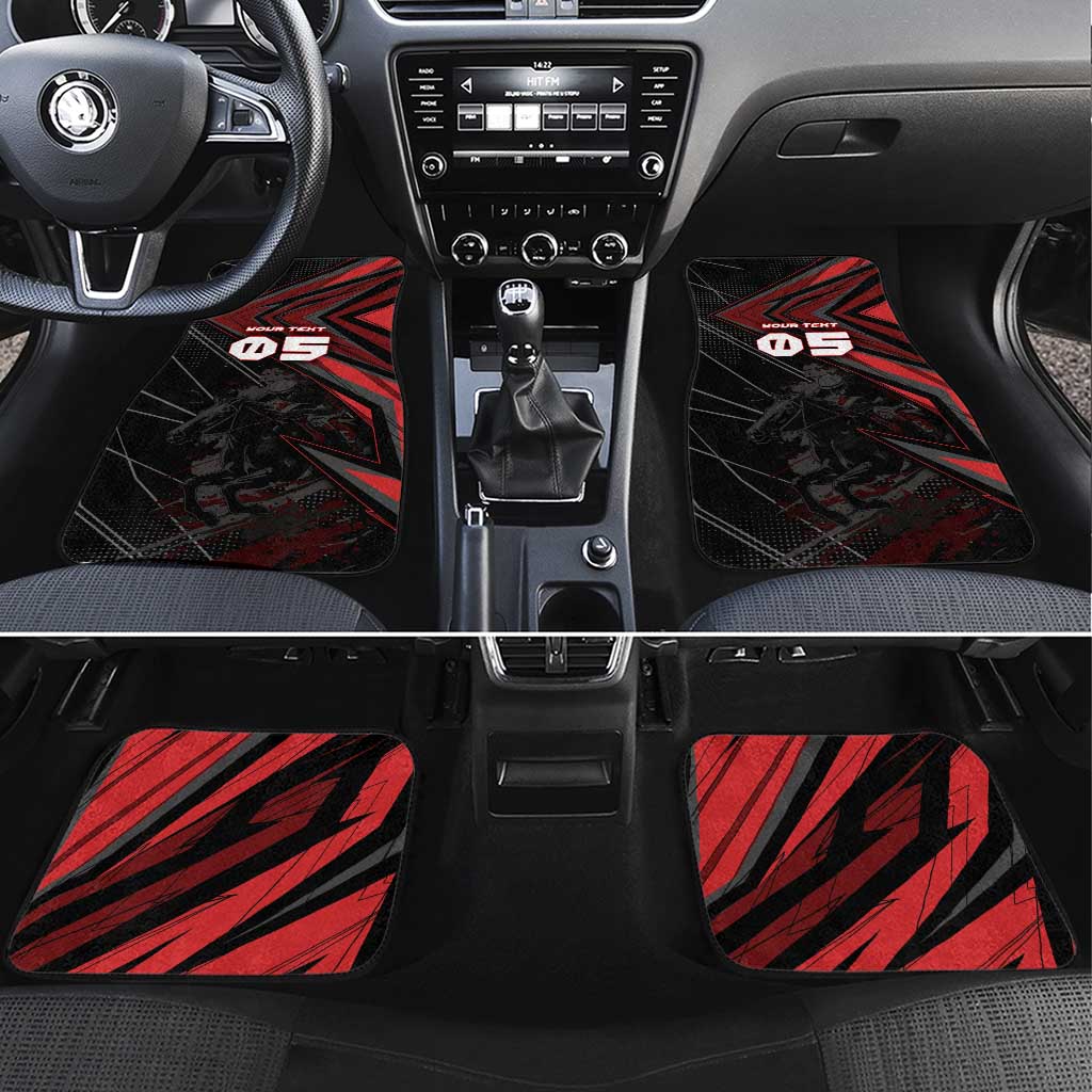 Custom Horse Racing Car Mats Giddy Up