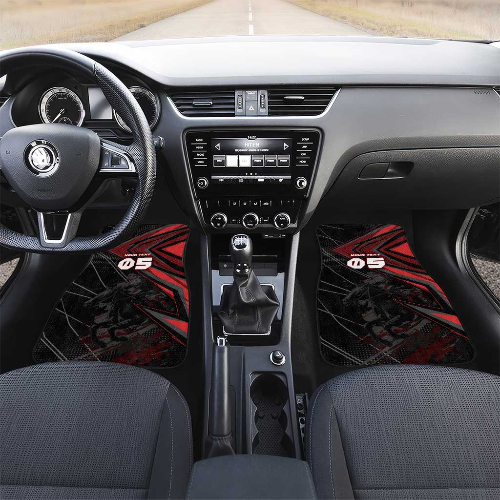 Custom Horse Racing Car Mats Giddy Up