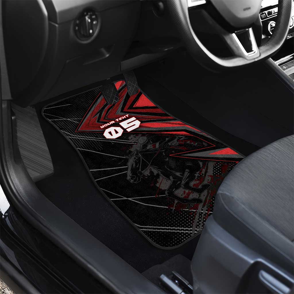 Custom Horse Racing Car Mats Giddy Up