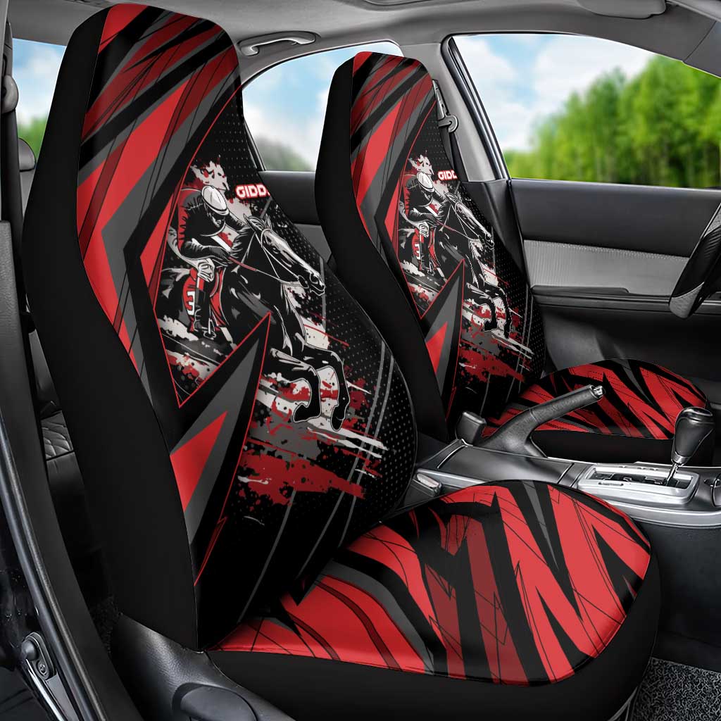Horse Racing Car Seat Cover Giddy Up