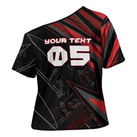 Custom Horse Racing Cross Shoulder Shirt Giddy Up