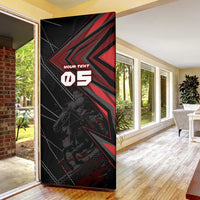 Custom Horse Racing Door Cover Giddy Up