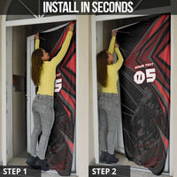 Custom Horse Racing Door Cover Giddy Up