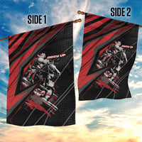 Horse Racing Garden Flag Giddy Up