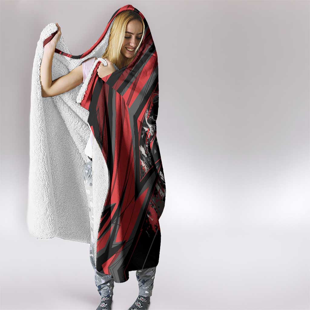 Horse Racing Hooded Blanket Giddy Up