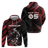 Custom Horse Racing Hoodie Giddy Up