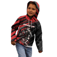 Custom Horse Racing Kid Hoodie Giddy Up