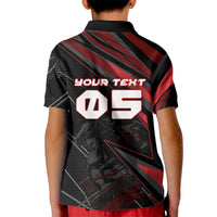 Custom Horse Racing Kid Polo Shirt Giddy Up