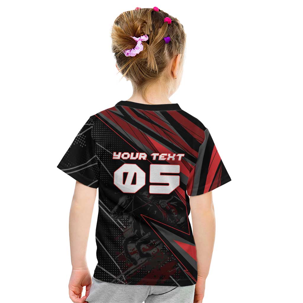 Custom Horse Racing Kid T Shirt Giddy Up