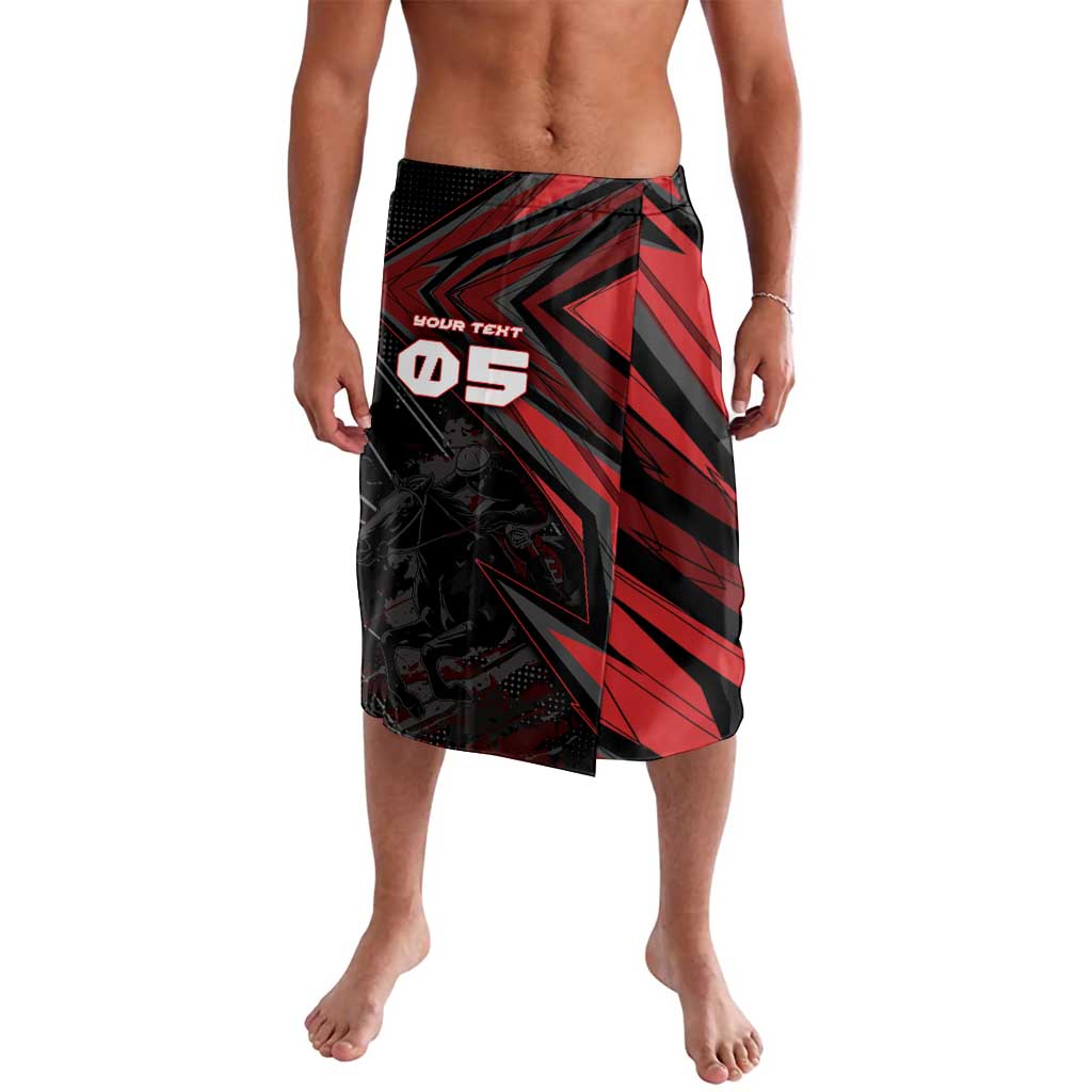 Custom Horse Racing Lavalava Giddy Up