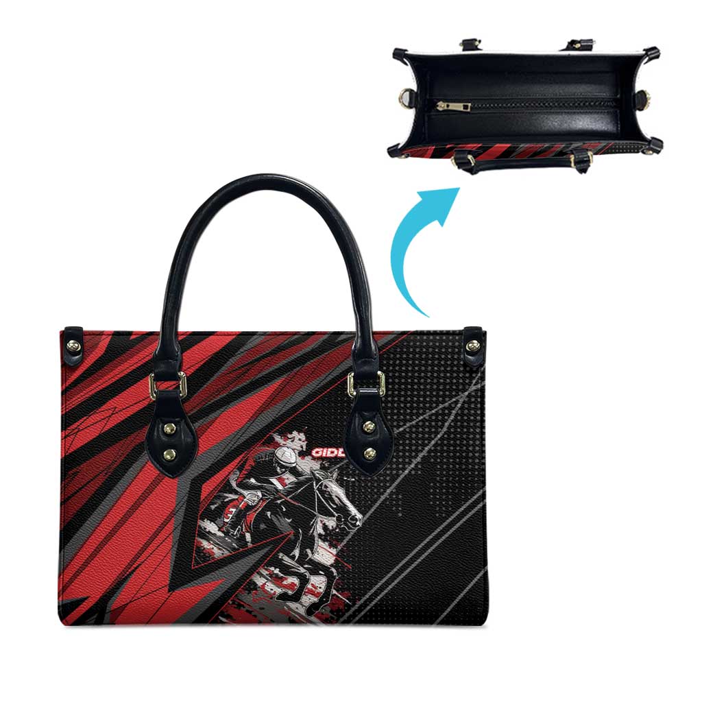 Horse Racing Leather Bag Giddy Up