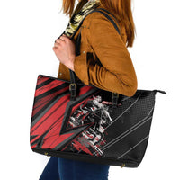 Horse Racing Leather Tote Bag Giddy Up