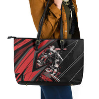 Horse Racing Leather Tote Bag Giddy Up