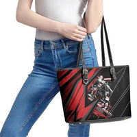 Horse Racing Leather Tote Bag Giddy Up