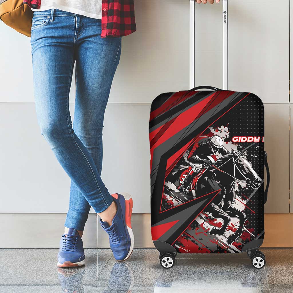 Horse Racing Luggage Cover Giddy Up