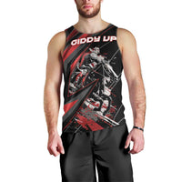 Custom Horse Racing Men Tank Top Giddy Up