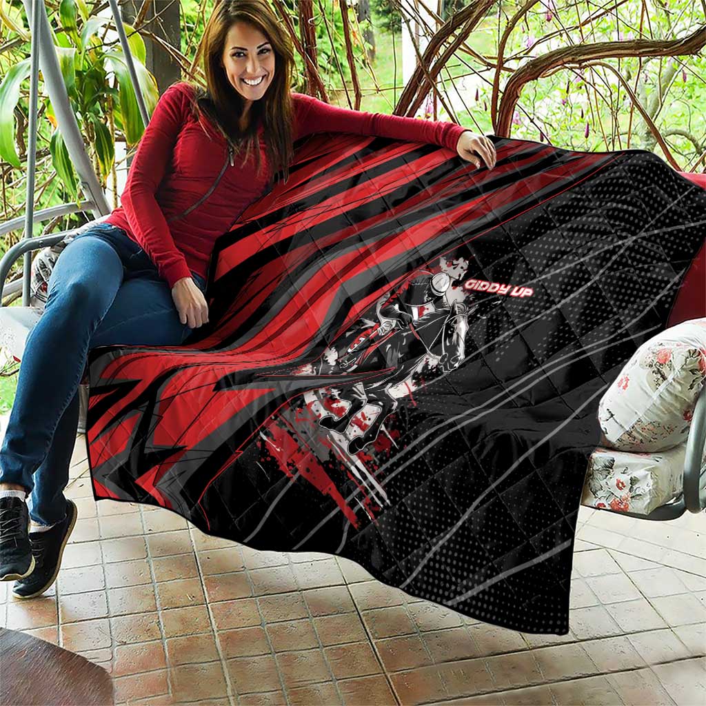 Horse Racing Quilt Giddy Up