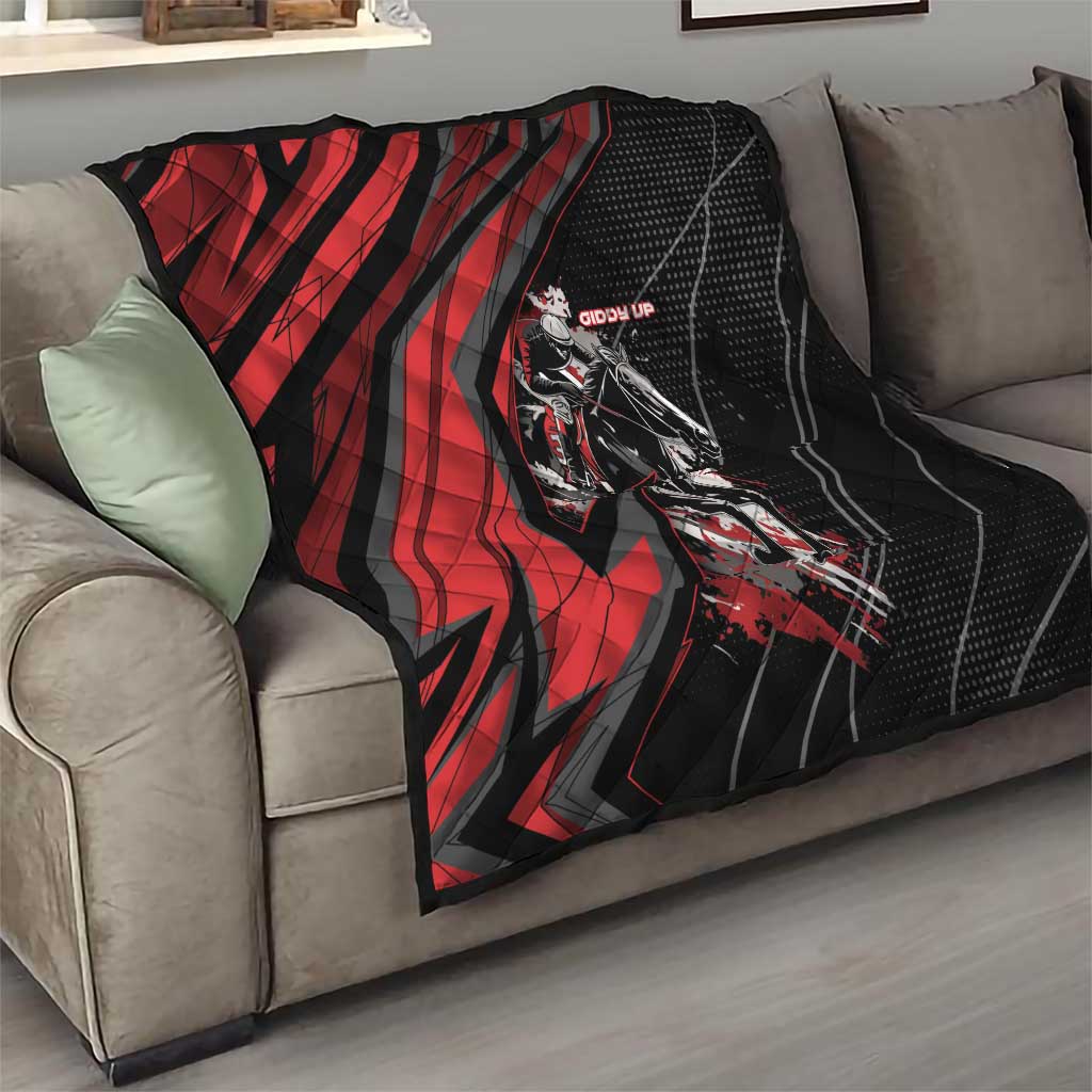 Horse Racing Quilt Giddy Up