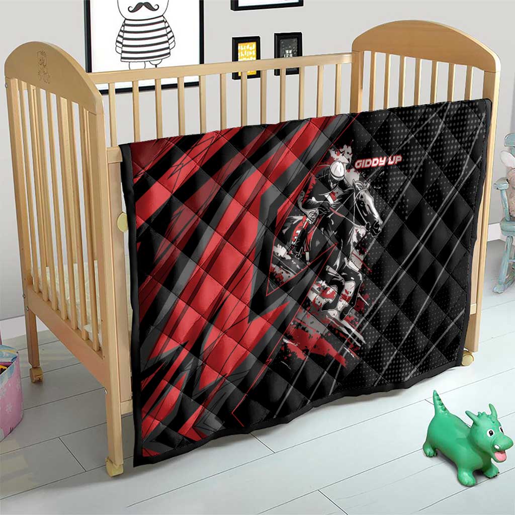 Horse Racing Quilt Giddy Up
