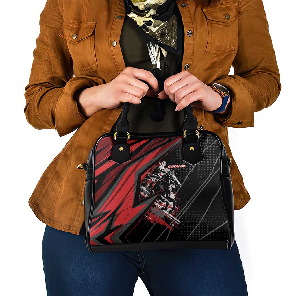 Horse Racing Shoulder Handbag Giddy Up