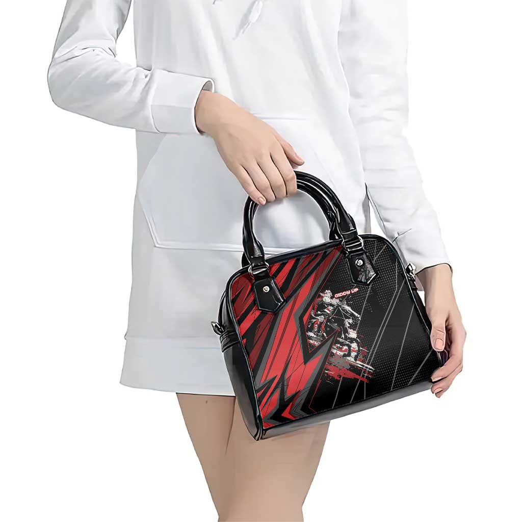 Horse Racing Shoulder Handbag Giddy Up