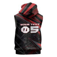 Custom Horse Racing Sleeveless Hoodie Giddy Up