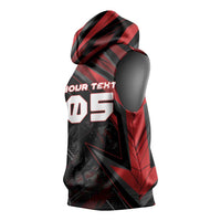 Custom Horse Racing Sleeveless Hoodie Giddy Up