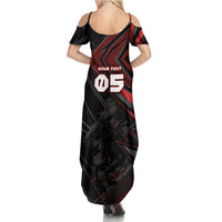 Custom Horse Racing Summer Maxi Dress Giddy Up