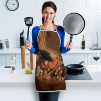 Horse Racing Apron Royal Race Leather Effect