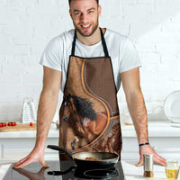 Horse Racing Apron Royal Race Leather Effect