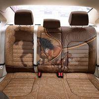 Horse Racing Back Car Seat Cover Royal Race Leather Effect