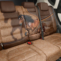 Horse Racing Back Car Seat Cover Royal Race Leather Effect
