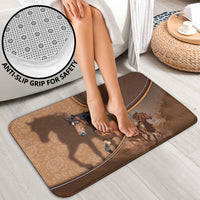 Horse Racing Bathroom Set Royal Race Leather Effect