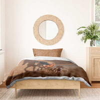 Horse Racing Bedding Set Royal Race Leather Effect