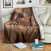 Horse Racing Blanket Royal Race Leather Effect