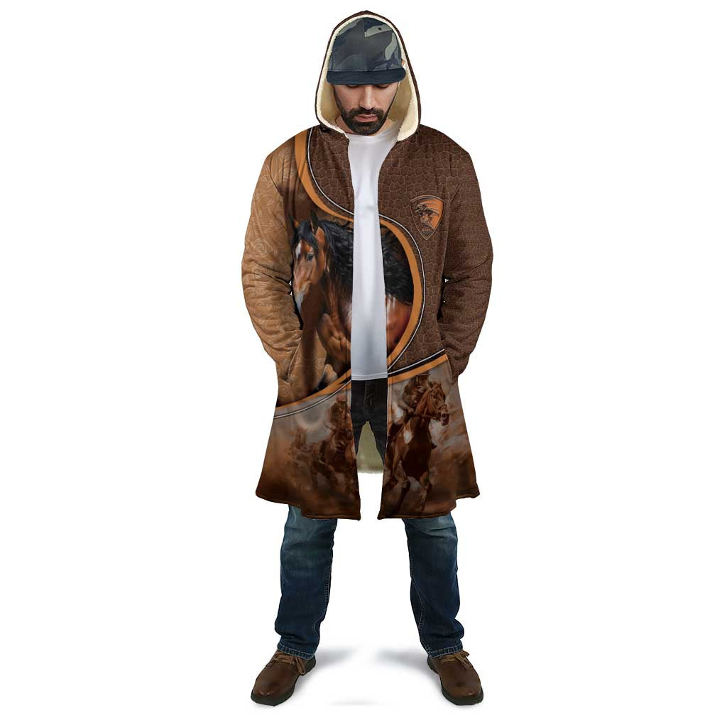 Personalized Horse Racing Cloak Royal Race Leather Effect