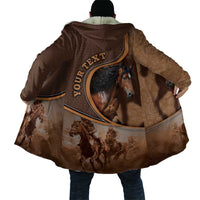Personalized Horse Racing Cloak Royal Race Leather Effect