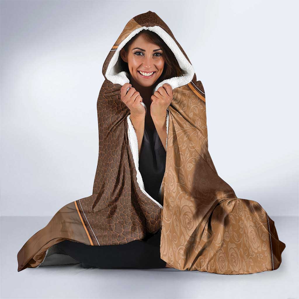 Horse Racing Hooded Blanket Royal Race Leather Effect