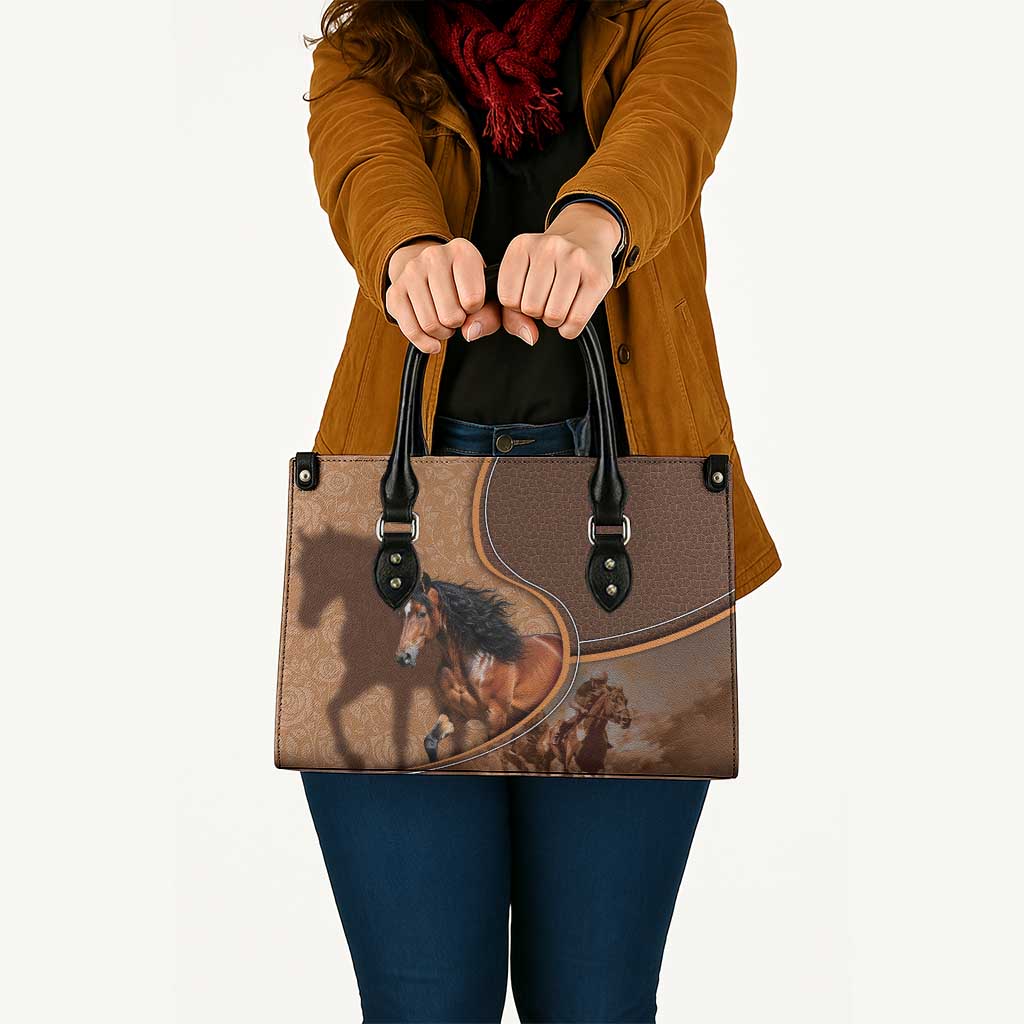 Horse Racing Leather Bag Royal Race Leather Effect